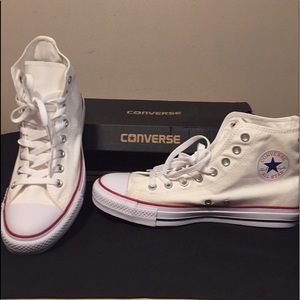 White Converse All-Star High Optical sneakers